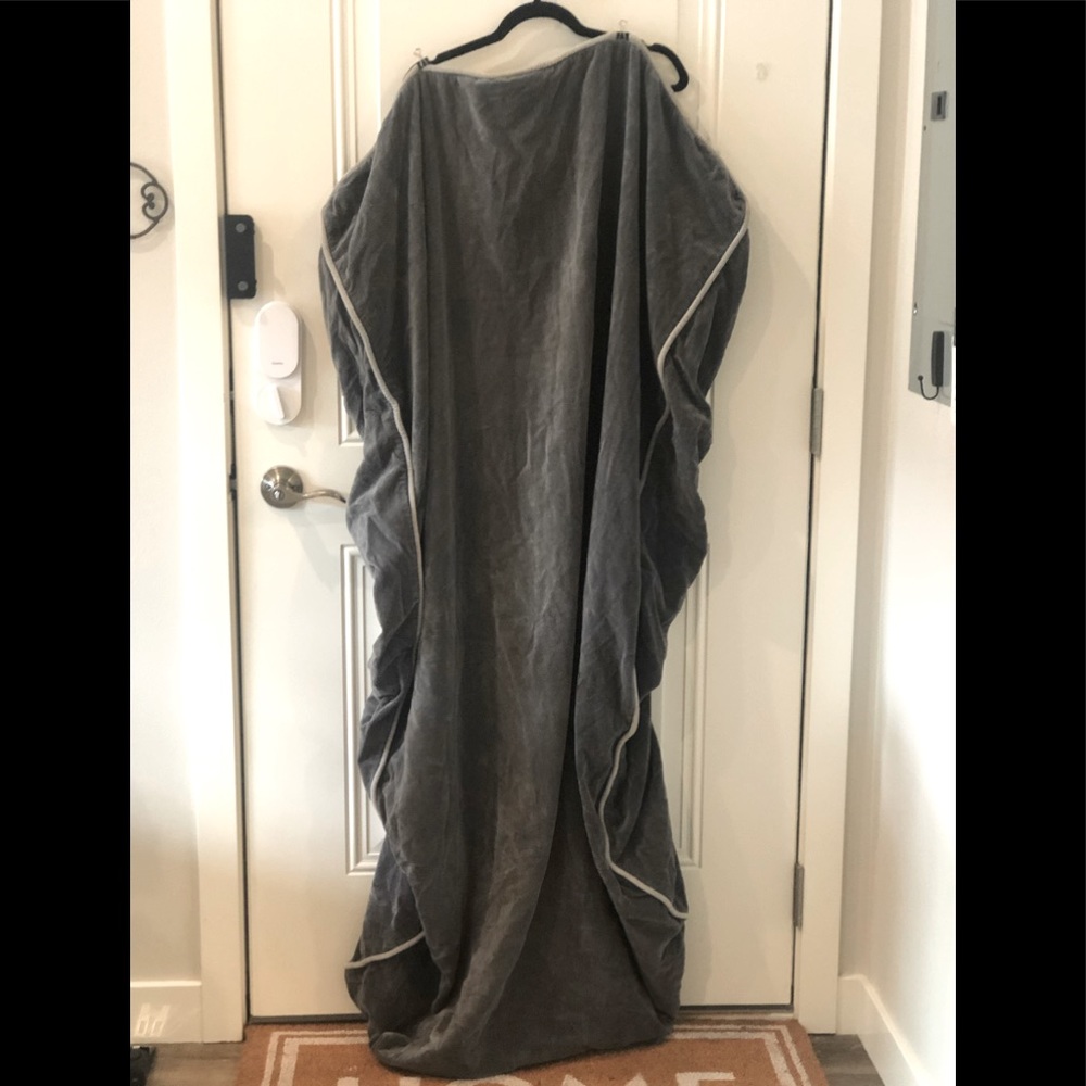 Grey Velvet Daybed Cover